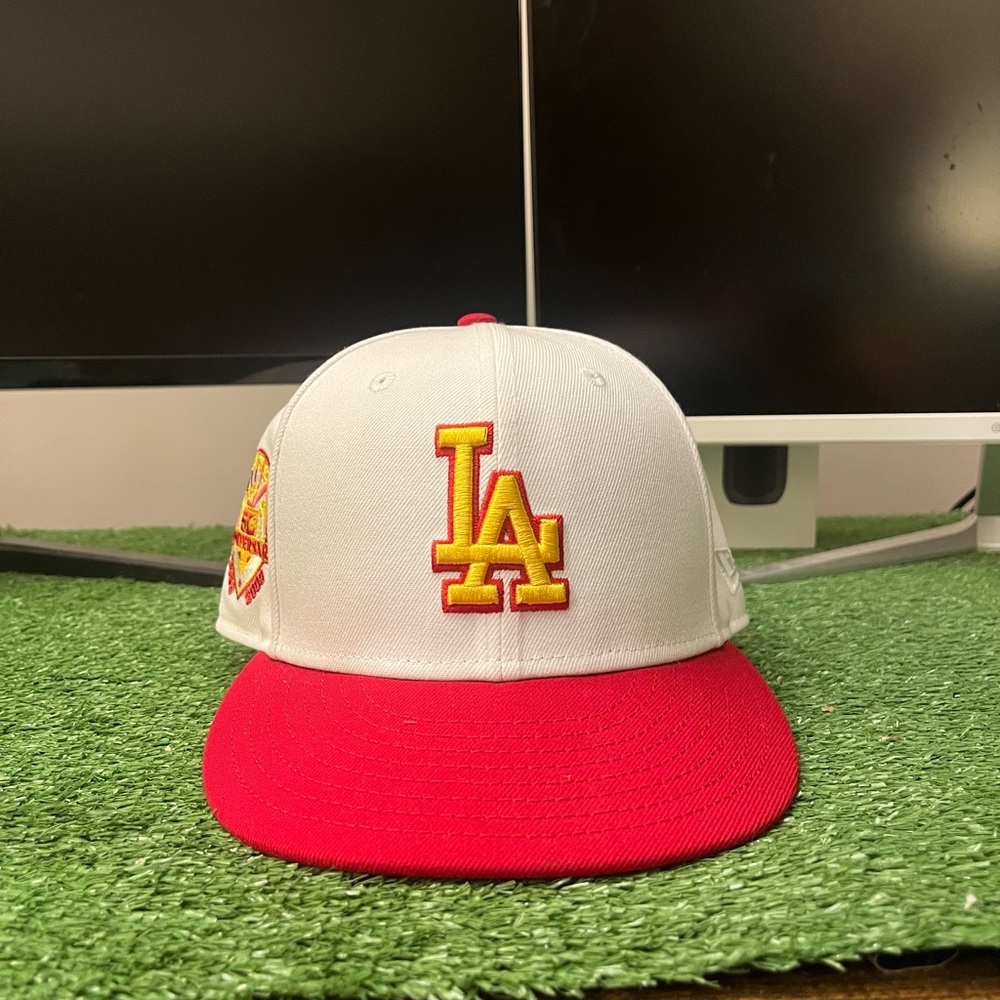 Hat Club burger pack LA Dodgers fitted hat